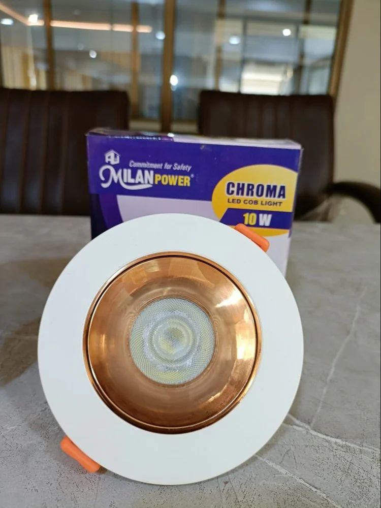 10W મિલાન પાવર ક્રોમા LED COB લાઇટ