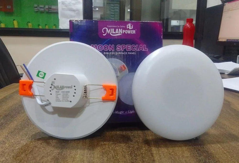 10Watt + 4Watt છુપાવેલ લાઈટ ડબલ કલર રિમલેસ