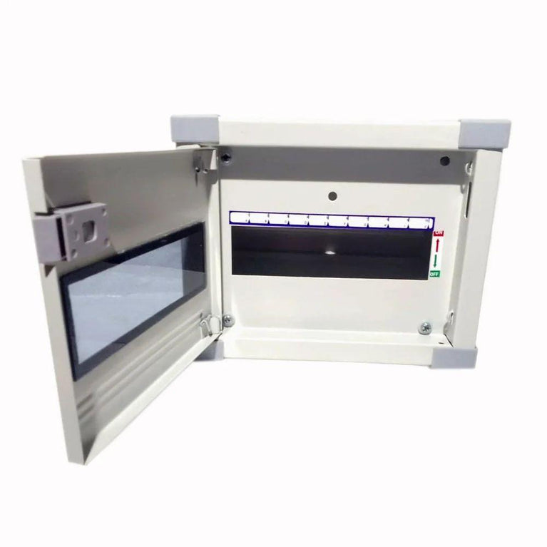 10 WAY MILAN POWER METAL MCB BOX DOUBLE DOOR