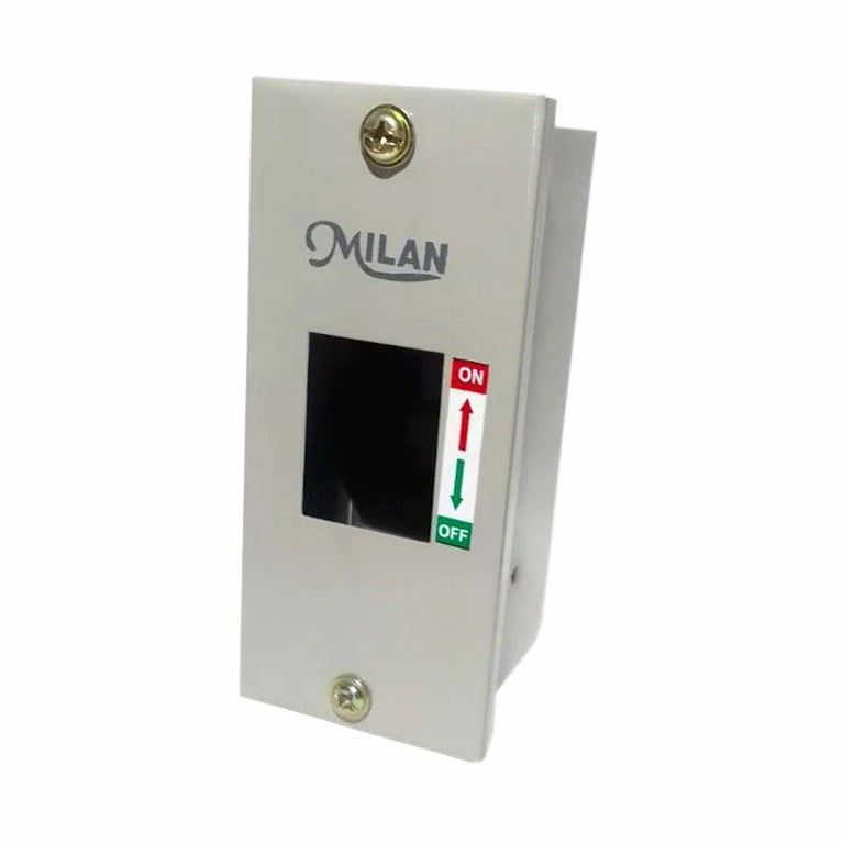 2 WAY MILAN POWER MCB BOX METAL