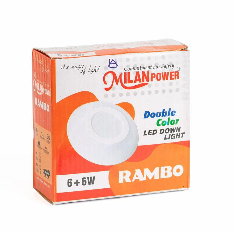 6+6 W Milan LED Down Light