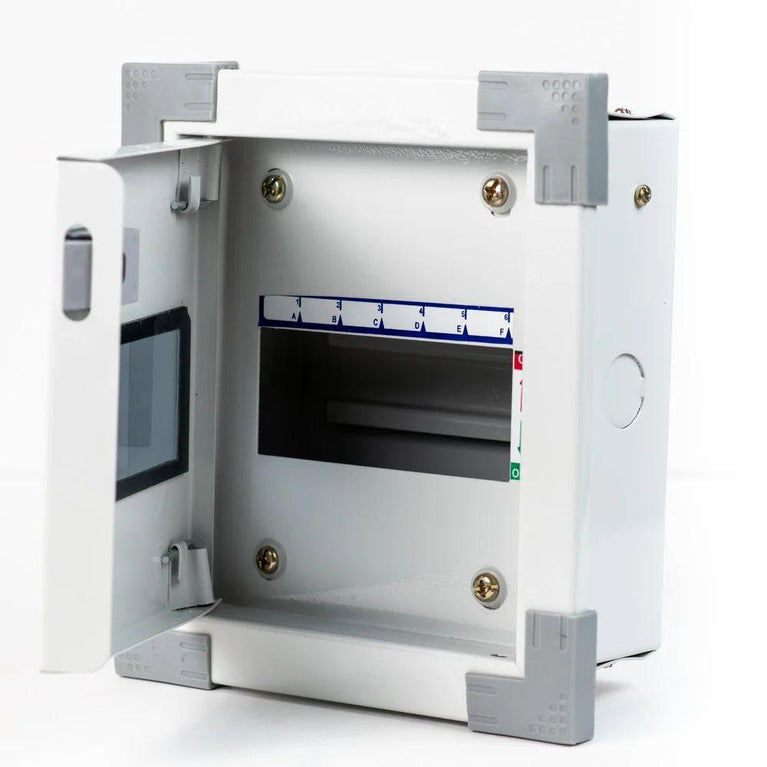 6 WAY MILAN POWER METAL MCB BOX DOUBLE DOOR