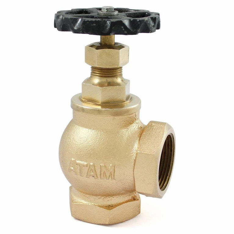 1001A સ્ક્રુડ બ્રોન્ઝ એન્ગલ ગ્લોબ વાલ્વ