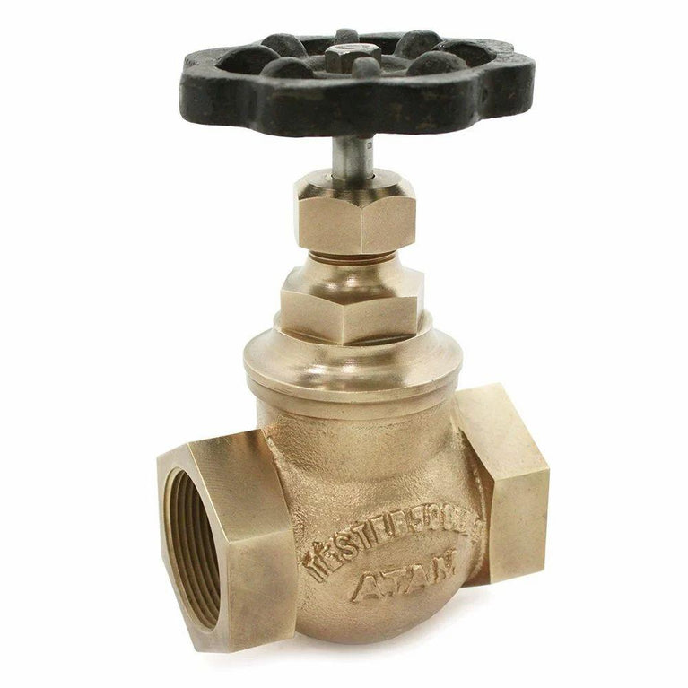 1002 સ્ક્રુડ બ્રોન્ઝ ગ્લોબ વાલ્વ