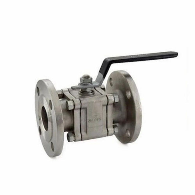 1080B SS Flanged Three Piece Design Ball Valve
