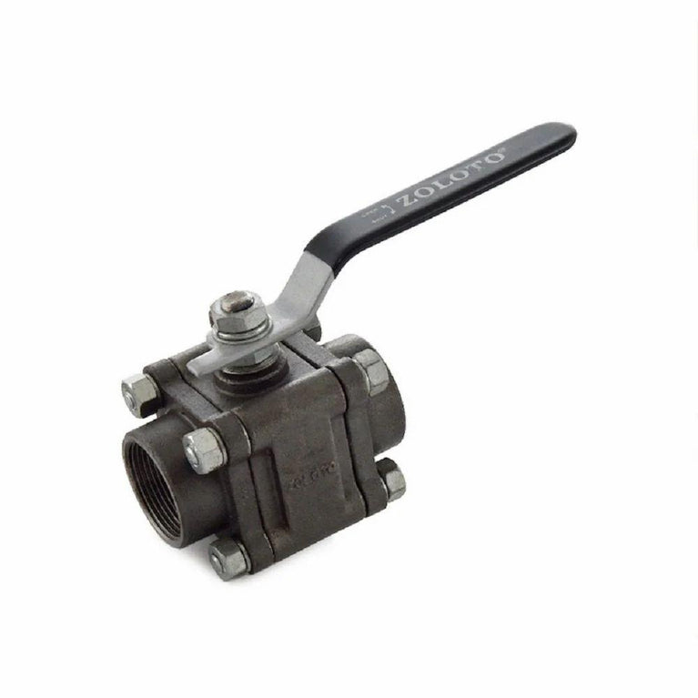 1088 Screwed Cast Steel Three Piece Design Ball Valve