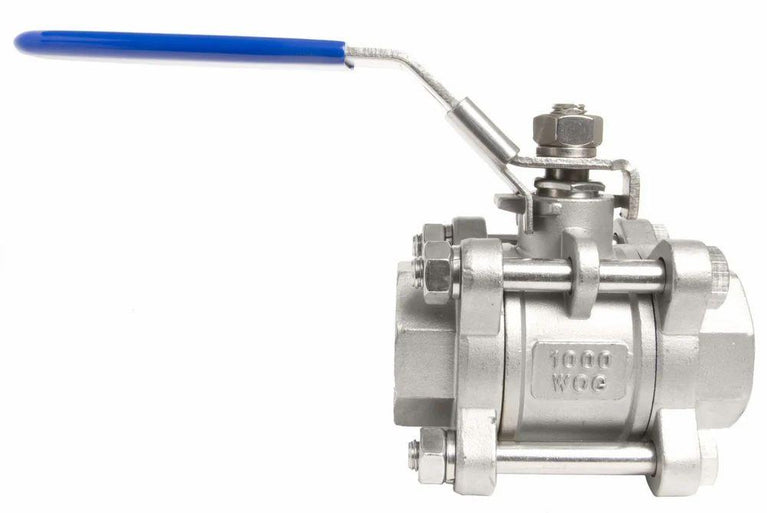 1088 Screwed Cast Steel Three Piece Design Ball Valve