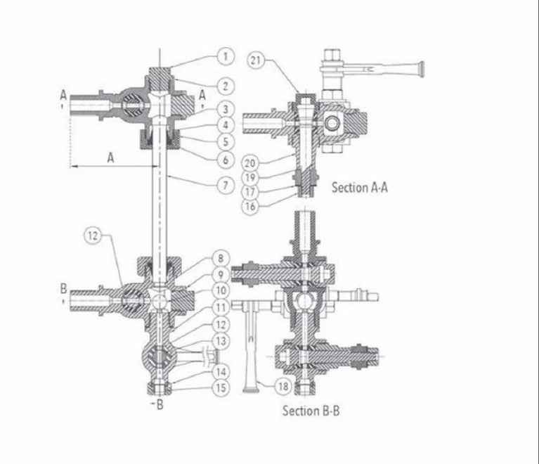 1091 Sleeve Packed Water Level Gauge