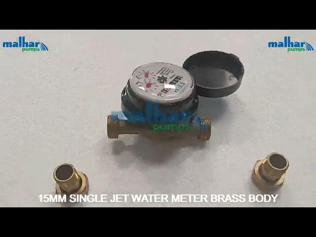 1/2 Inch Size Domestic Single Jet Water Meter