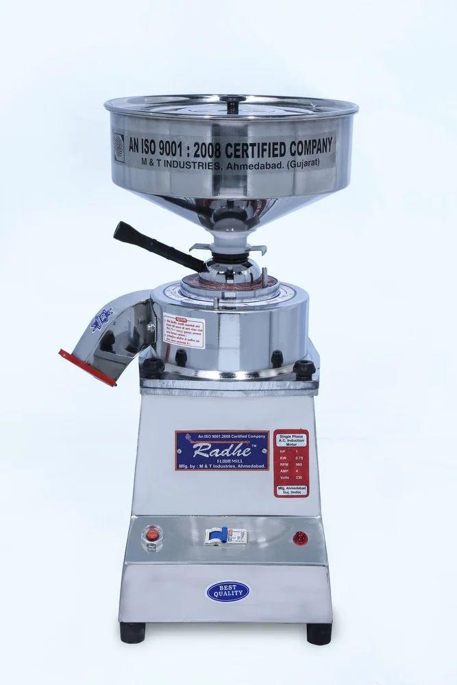 1.25 HP Stainless Steel Flour Mill