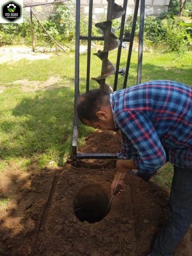 10 ફીટ અર્થ ઓગર મશીન