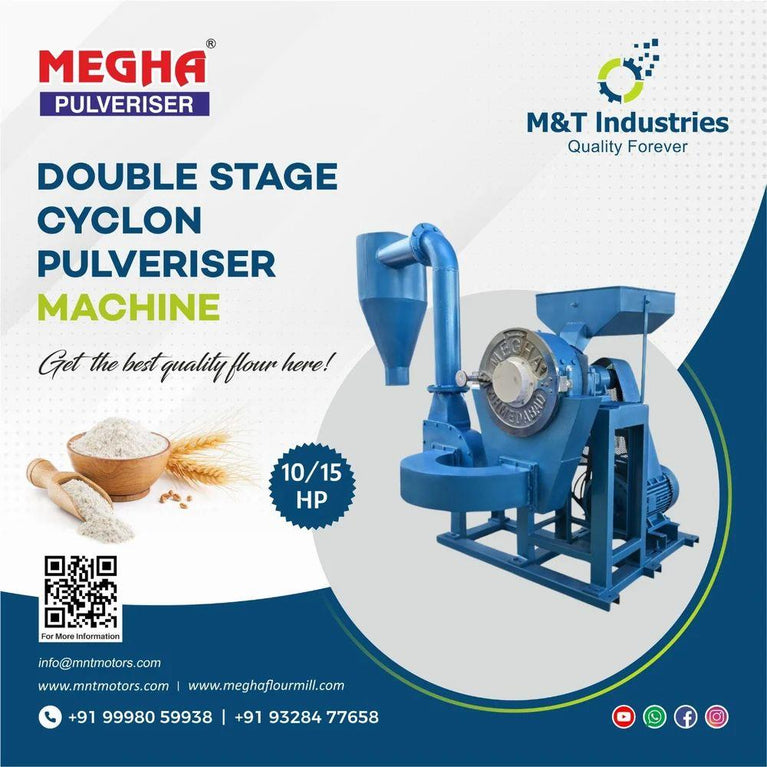 10 Hp Double Stage Cyclone Pulverizer