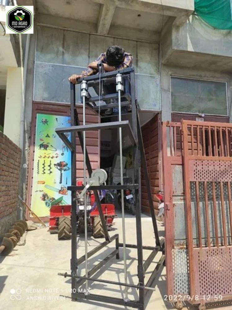 10 ફૂટ ટ્રોલી અર્થ ઓગર મશીન