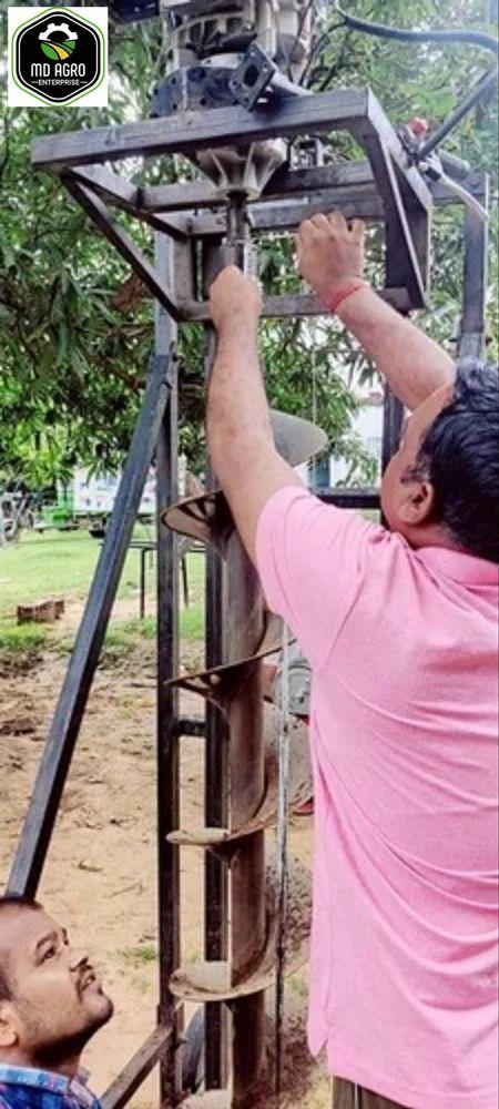 12 ઇંચ દયા 10 ફીટ ડેપ્ટ ટ્રોલી ધરતી ઔગર