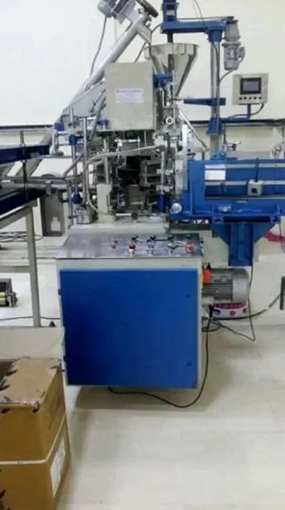 14 Station M/C with Servo Auger Filler