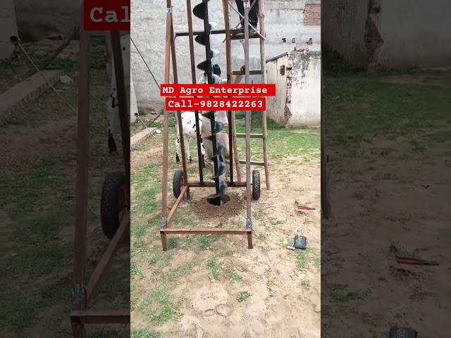15 FEET DEPTH 12 INCH DAIYA 224 Cc EARTH AUGER MACHINE