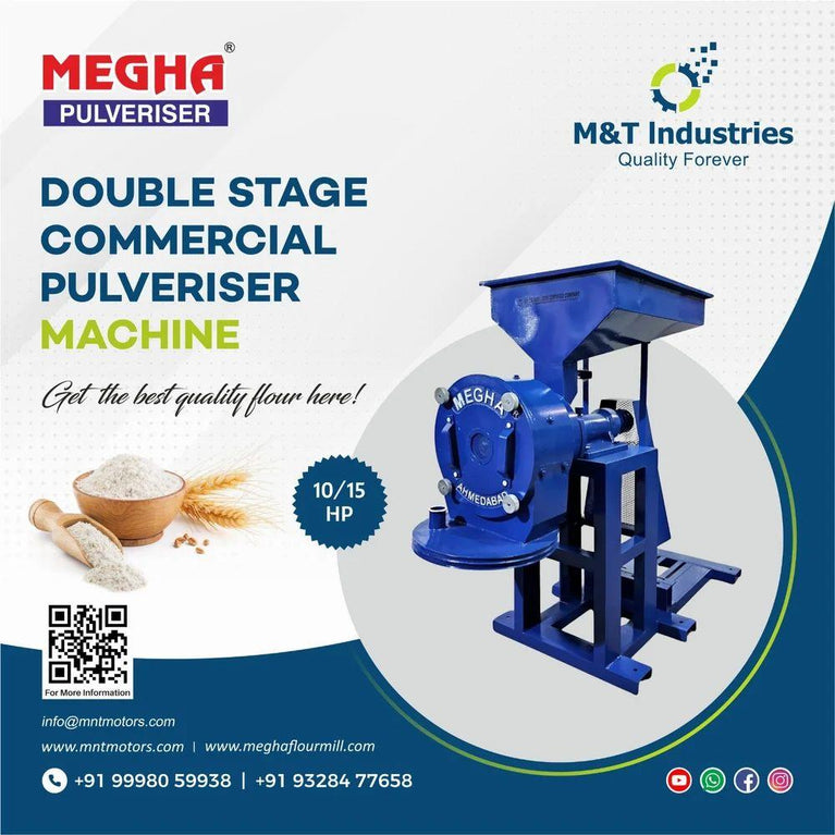 15 Hp Double Stage Pulverizer