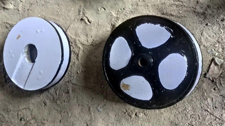 18 ઇંચ વર્ટિકલ બ્લેક એમરી સ્ટોન