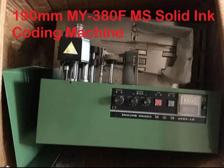 190mm MY-380F MS સોલિડ ઇંક કોડિંગ મશીન