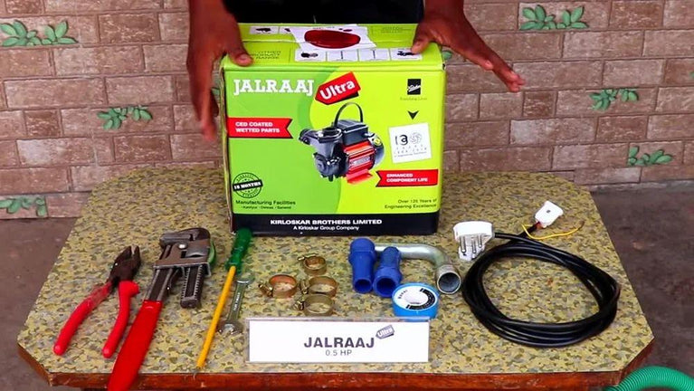 1HP કિર્લોસ્કર જલરાજ સેલ્ફ પ્રિમિંગ પંપ