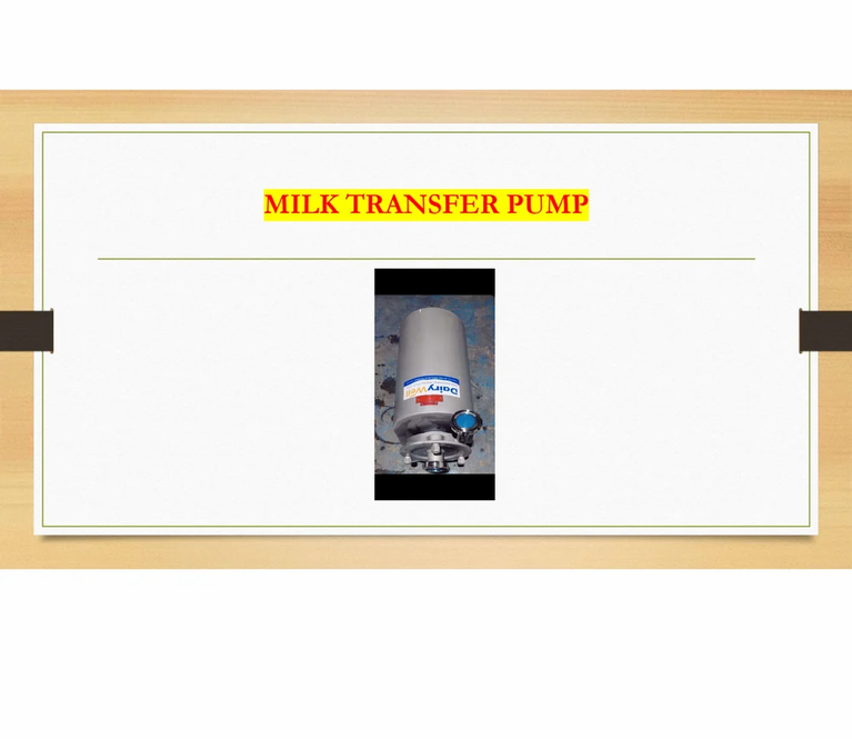1HP Milk Transfer pump