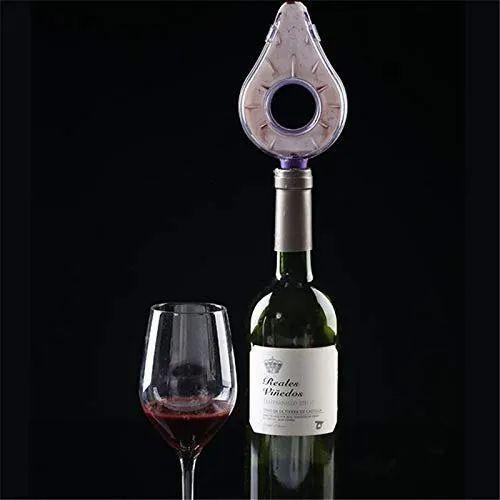 1Pc White Red Wine Aerator Pour Spout Bottle Stopper Decanter Pourer Aerating