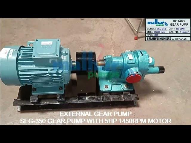 2000 Rpm Gear Pump