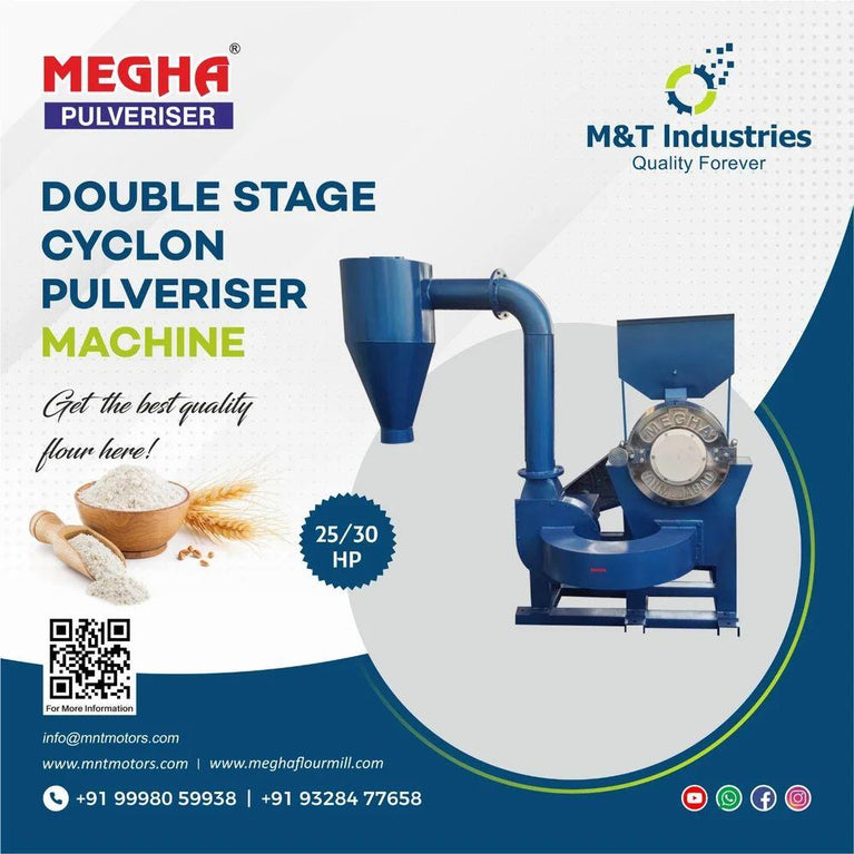 25 Hp Double Stage Cyclone Pulverizer