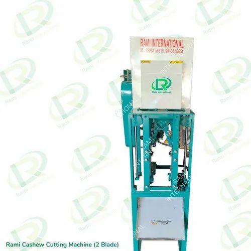 2 Blade Cashew Cutting Machine