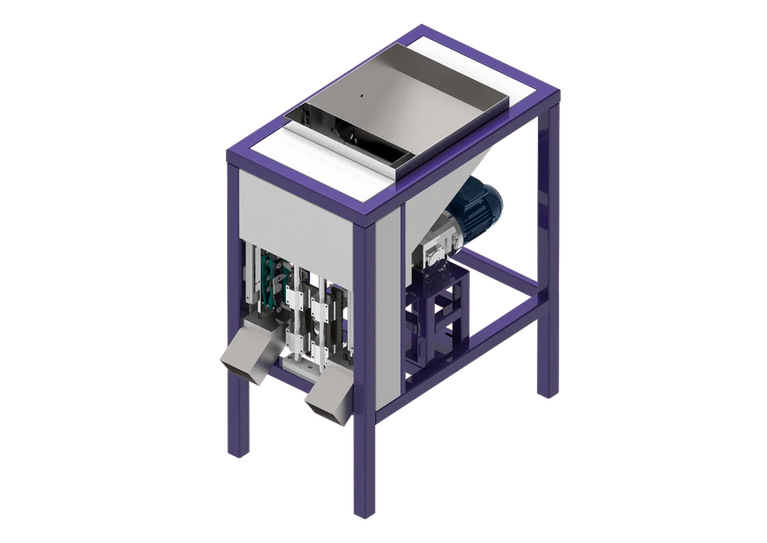 2 Blade Cashew Shelling Machine