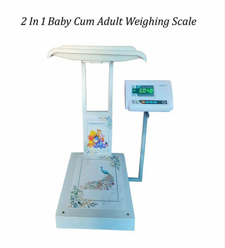 2 માં 1 બેબી કમ પુખ્ત વજન માપન