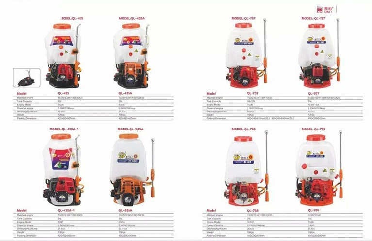 2 સ્ટ્રોક એગ્રીકલ્ચર પાવર સ્પ્રે