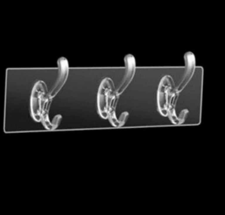 3 Hook Sticker Plate