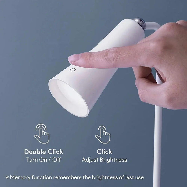 3 ઈન 1 મેગ્નેટિક મલ્ટિફંક્શન ટેબલ લેમ્પ - મેગ્નેટિક વાયરલેસ રિચાર્જેબલ ટેબલ સાથે લેડ ડેસ્ક લેમ્પ