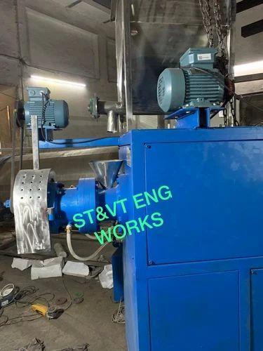 3 ફેઝ ઇલેક્ટ્રિક પોલા પફ એક્સ્ટ્રુડર મશીન