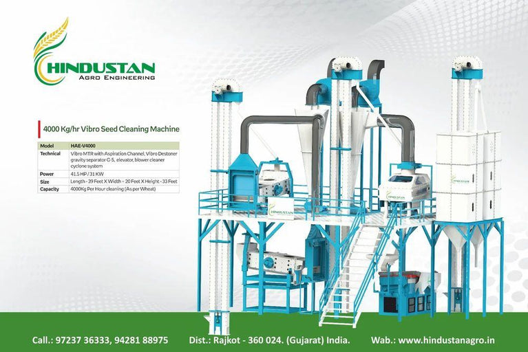 4TPH Vibro Cleaning Machine