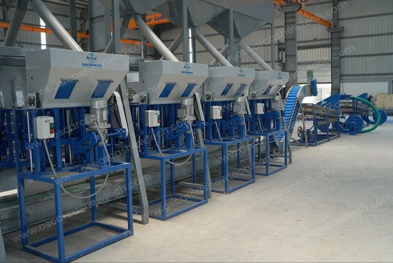 4 Head Cashew Cutting Machine