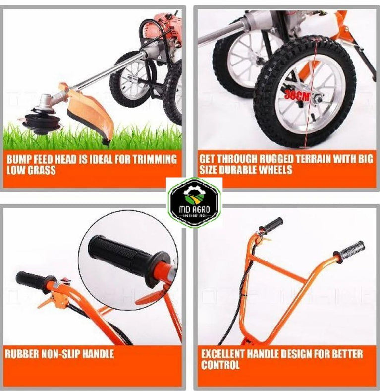 4 स्ट्रोक हैंडपुश ब्रश कटर