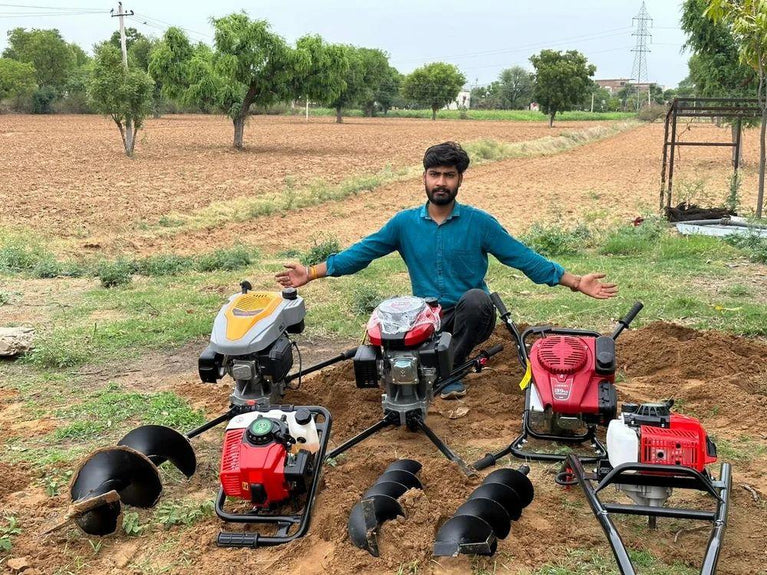 4 સ્ટ્રોક હેવી ડ્યુટી 139 CC પેટ્રોલ અર્થ ઓગર