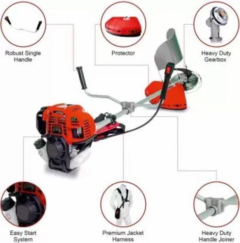 4 Stroke Side Pack Brush Cutter