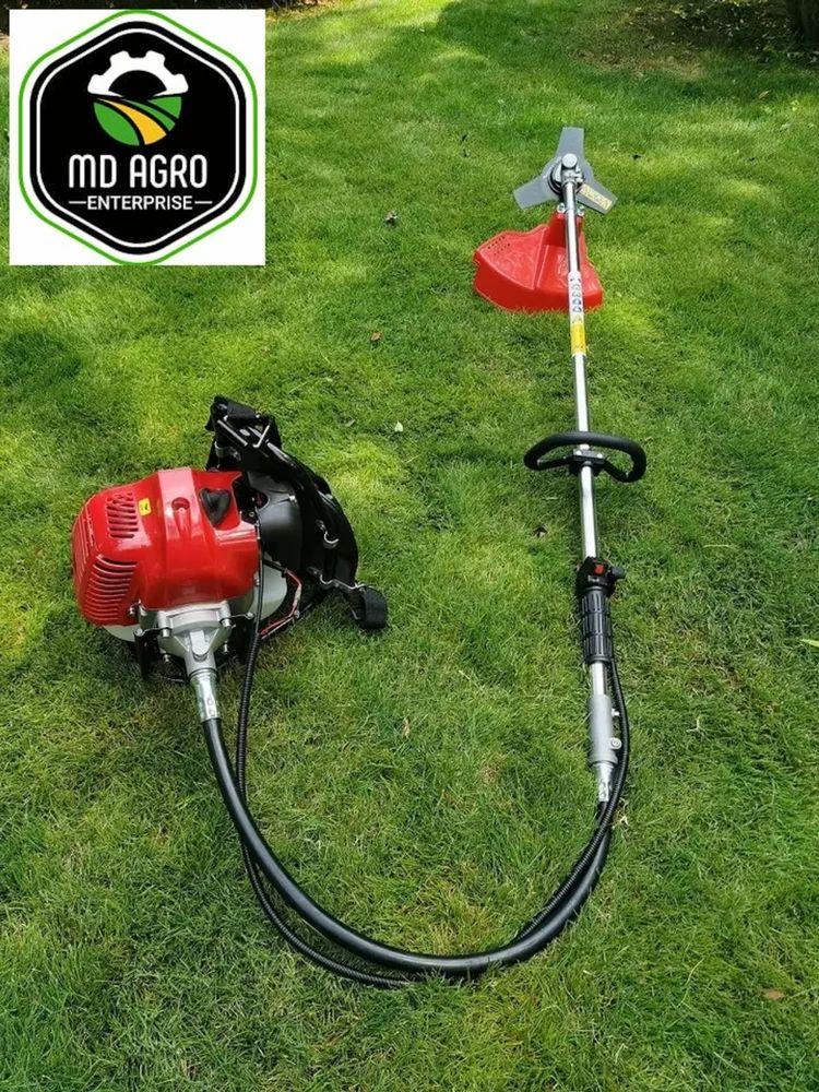 4 સ્ટ્રોક MD Agro JX-50 પેટ્રોલ ઓપરેટેડ હેવી ડ્યુટી બેકપેક બ્રશ કટ