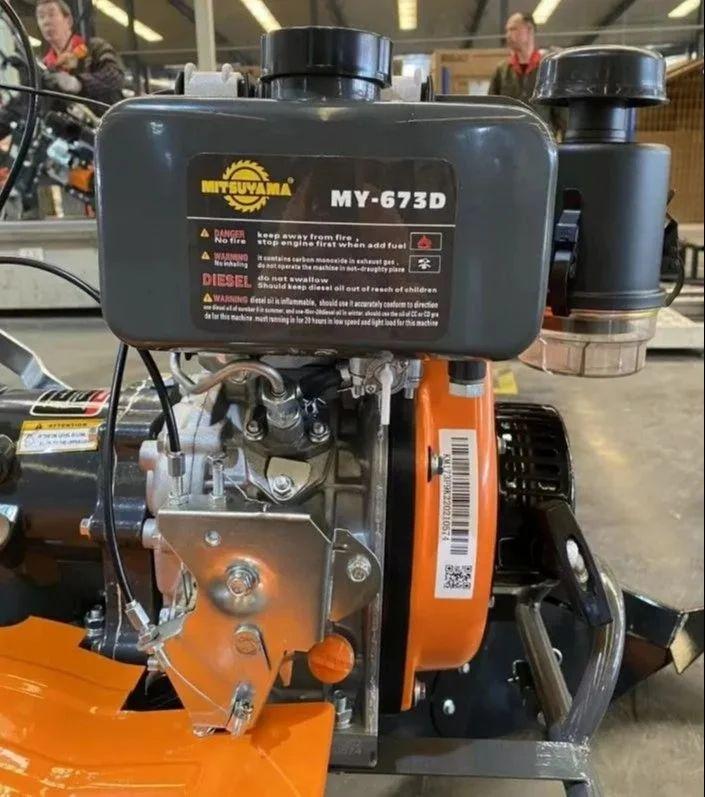 5.5 HP પાવર વીડર મીની ટીલર 173F ડીઝલ