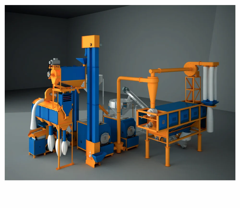 500KG/घंटा पूर्णतया स्टोनलेस आटा संयंत्र