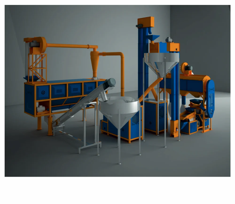 500KG/घंटा पूर्णतया स्टोनलेस आटा संयंत्र