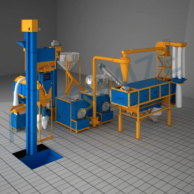 500 Kg Atta Chakki Plant