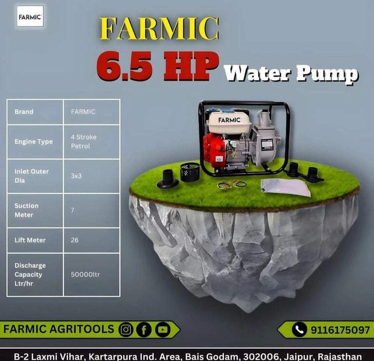 6.5hp (3 ઇંચ) ફાર્મિક વોટર પંપ