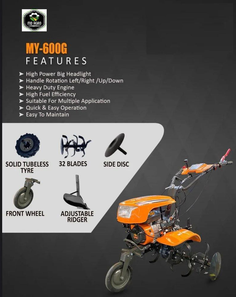 7 Hp MY 600G ( Head Light ) weeder