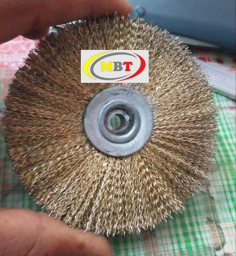 80 MM બ્રાસ સોફ્ટ વાયર બ્રશ