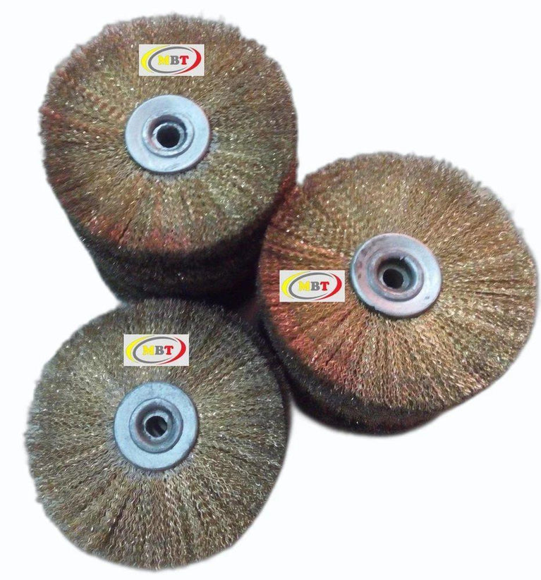 80 MM બ્રાસ સોફ્ટ વાયર બ્રશ