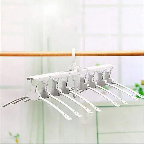 8 In 1 Multi-function Magic Scalable Folding 360 Degrees Can Rotate Clothes Hanger Rack